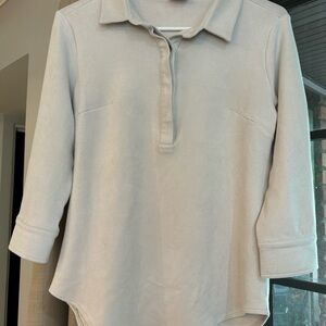 Gretchen Scott ultra suede popover size extra small